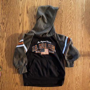 Boy's Sz 4T U.S. Polo Assn. Brown Pullover Hoodie